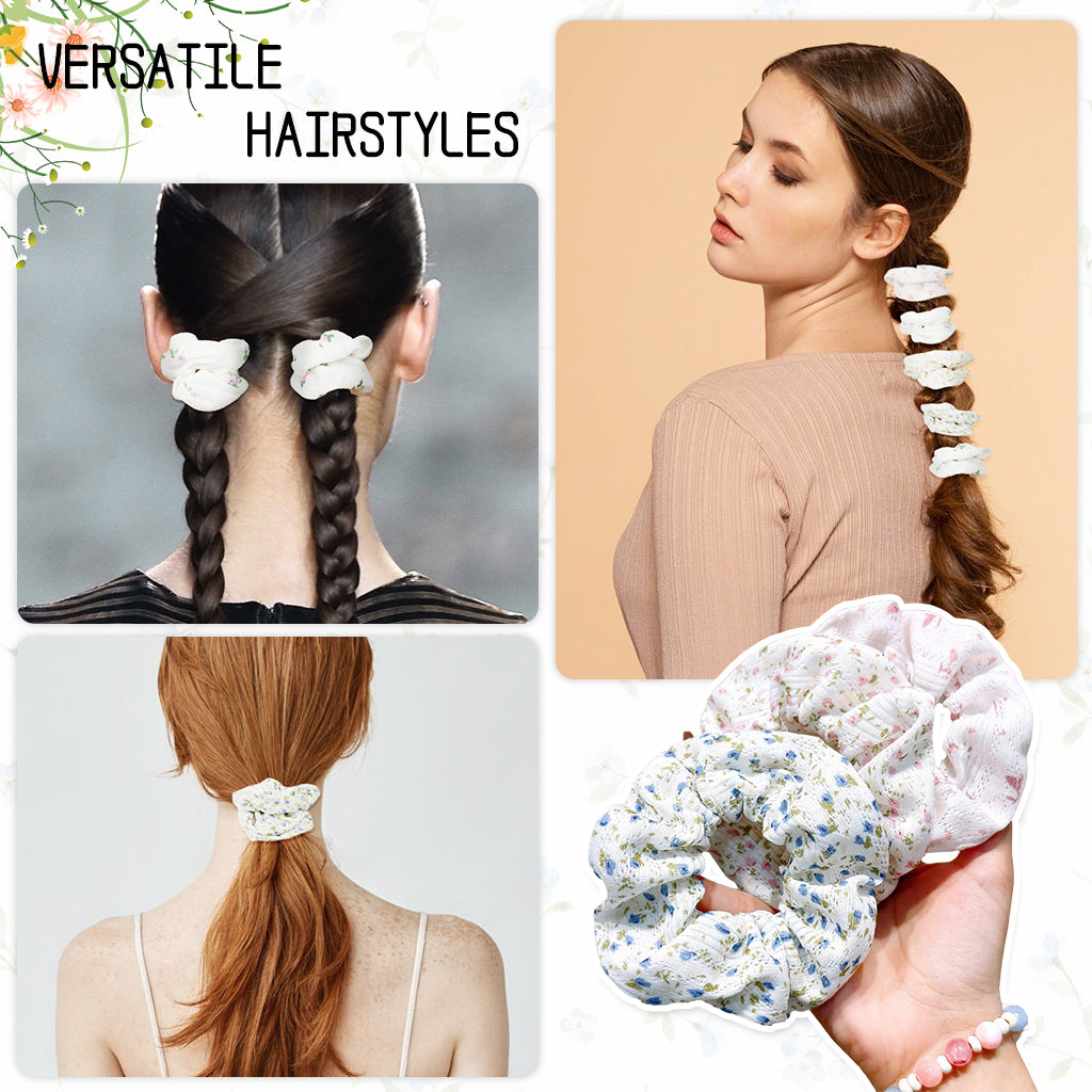 MAYCREATE 5Pcs Floral Scrunchies for Girls Women Elastic Hair Scrunchies Hair Ties Fabric No Tangle Hair Ties Fashion Hair Accessories Gift for Girls MAYCREATE 5Pcs Floral Scrunchies for Girls Women Elastic Hair Scrunchies Hair Ties Fabric No Tangle Hair Ties Fashion Hair Accessories Gift for Girls